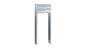 Preview: RENZ Briefkastenanlage freistehend, Tetro, Edelstahl V4A, Kastenformat 370x110x270mm, 2-teilig